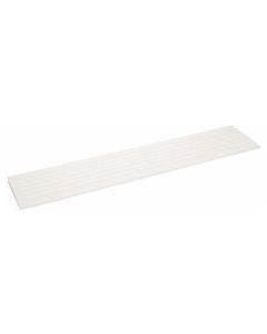 Mustee 360.100 MUSTEE 12 in. x 60 in. Entry Ramp in White for the 360L/R Barrier-Free Shower Floor