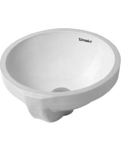 Duravit 0319320000 Architec 14 1/4" Undermount Vanity Bathroom Sink with Overflow in White