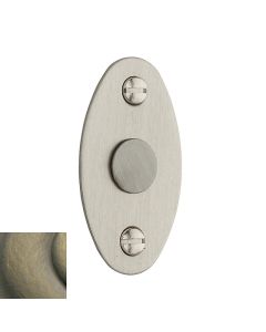 Baldwin 0416.050 Hardware Emergency Release Trim Oval, Antique Satin Brass and Black Finish