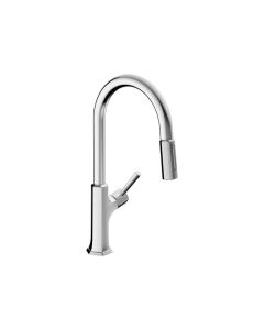 Hansgrohe 04827000 Locarno HighArc Kitchen Faucet, 2-Spray Pull-Down with sBox, 1.75 GPM in Chrome