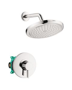 Hansgrohe 04909000 Croma Pressure Balance Shower Set with Rough, 2.0 GPM  in Chrome