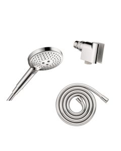 Hansgrohe 04913000 Raindance Select S Handshower Set 120 3-Jet PowderRain, 2.5 GPM in Chrome