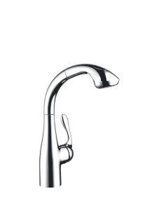 Hansgrohe 06461000 Allegro E SemiArc Kitchen Faucet, 2-Spray Pull-Out, 1.75 GPM in Chrome