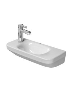 Duravit 0713360000 DuraStyle 8.62" W X 14.12" L-Wall Mounted Bathroom Hand Rinse Basin with Single Faucet Hole in White