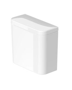 Duravit 09415000U3 DuraStyle Basic 1.28 GPF Toilet Tank Only Left Hand Lever in White