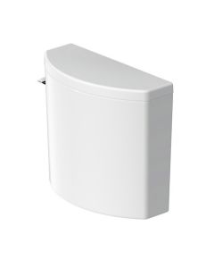 Duravit 09502000U3 No.1 PRO 1.28 GPF Toilet Tank with Single Flush Left Hand Lever in White
