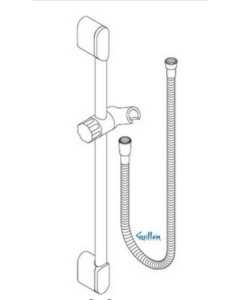 Hansgrohe 2751145 Shower Handles In White