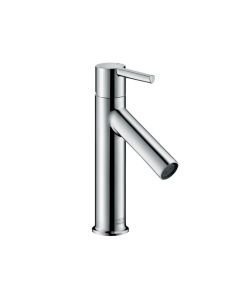 Axor 10001001 Starck Single-Hole Faucet 100 with Lever Handle and Pop-Up Drain, 1.2 GPM in Chrome 