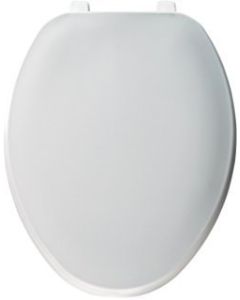 Scarabeo 10003B W Round Toilet Seat In White