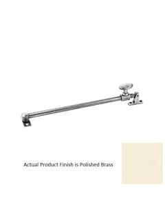 Merit Metal 1001-15 US3 Window Adjuster 15" in Polished Brass