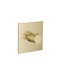 Isenberg 100.4201TSB Serie 100™ Wall Mounted Trim for 3/4" Thermostatic Valve in Satin Brass PVD (Rough In Sold Separately)