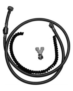 Duravit 1006910000 Connection Set for SensoWash for In-Wall Cistern Connection in Black