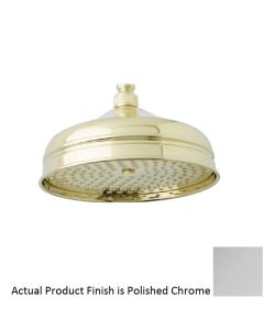 Rohl 1025/8APC Michael Berman 6" Diameter Traditional Shower Rose Head in Polished Chrome