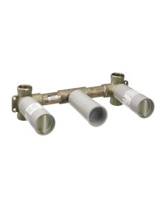 Axor 10303181 Rough, Wall-Mounted Widespread Faucet