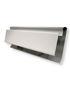 Slant Fin 103409040 Enclosure Only, For Use With Multi/Pak 80-D Decorator Series Baseboard Radiation, 4 ft.  Length in White