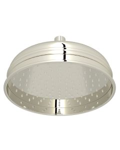Rohl 1037/8PN Bordano 1.8 GPM 9" Wall Mounted Single Function Rain Shower Head in Polished Nickel