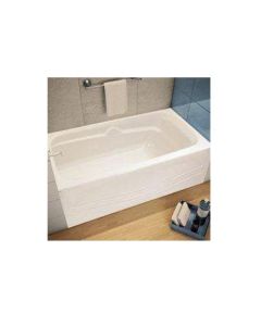 Maax 105524-000-001L Avenue Bathtub Left Hand 60" L x 30" W x 21" H in White