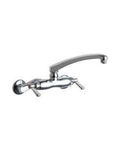 Chicago Faucets 445-L8E1ABCP Service Sink Faucet, 12 GPM