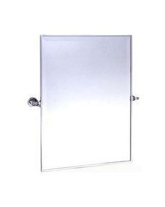 Afina RM-836-CR Radiance Gear Tilt Larger Rectangel Bass Mirror, Polished Chrome