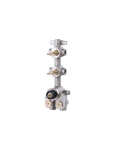 Aquabrass ABSV12002 DemI-Totem 1/2" Thermostatic Valve with 2 Shut-Off Valves