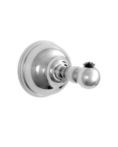 Sigma 1.22RH00.26 Series 22 Robe Hook with Bracket in Polished Chrome