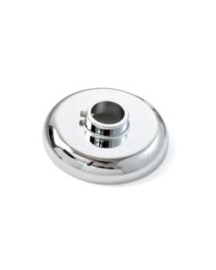 McGuire 127050 1/2" IPS Heavy Solid Brass Set Screw Flanges in Polished Chrome
