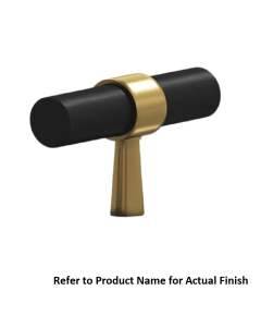 Colonial Bronze 1301 Series 1-1/4" T Cabinet Knob in Satin Nickel and Polished Brass