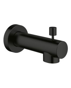 Grohe 133662431 Concetto™ 5" Length Wall Mounted Diverter Tub Spout in Matte Black