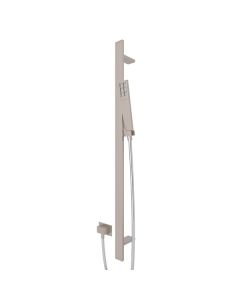 Rohl 1340STN Spa Shower Modern Rectangular Handshower Set in Satin Nickel