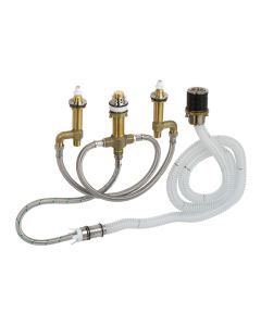 Axor 13444181 Rough, 4-Hole Roman Tub Set
