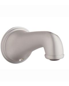 Grohe 13 612 AV0 Geneva 6-Inch Wall Mount Tub Spout, Infinity Satin Nickel