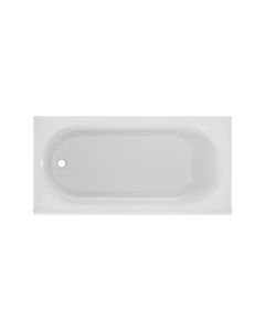 American Standard 1390202.020 Princeton® Pro 60" L X 30" W X 14" H Three Wall Alcove Rectangular Integral Apron Bathtub with Overflow and Left Hand Outlet in White