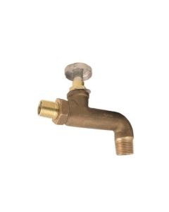 Firomatic 12340 1/2" MPT Inlet x 3/8" MPT Nipple Outlet 90° Fusible Tank Valve