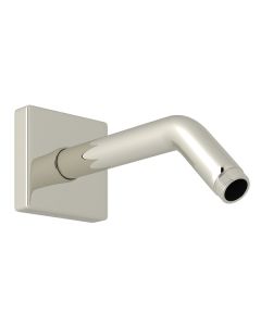 Rohl 1442/6PN 7" Length Wall Mount Shower Arm with Square Escutcheon in Polished Nickel