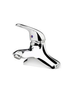 Krowne 14-520L Royal Series 0.5 GPM 4" Center Deck Mounted Lavatory Faucet with Cast Spout in Polished Chrome
