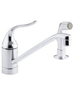 KOHLER K-15176-PT-CP Coralais Single Control Kitchen Faucet in Polished Chrome