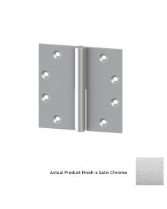 Merit Metal 152 4.5" H X 4.5" W Left Hand Lift off Hinge in Satin Chrome