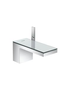 Axor 47010001 MyEdition 1.2 GPM Single Hole Bathroom Faucet 70, without Pop-Up Drain in Chrome / Mirror Glass