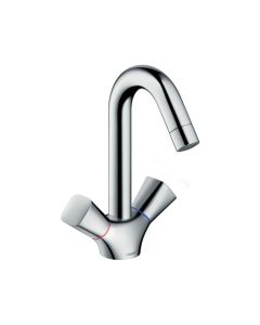 Hansgrohe 71222001 Logis Single-Hole Faucet 150 with Swivel Spout and Pop-Up Drain, 1.2 GPM in Chrome