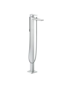 Hansgrohe 32532001 Metropol Freestanding Tub Filler Trim with Lever Handle and 1.75 GPM Handshower in Chrome (Rough Sold Separately)