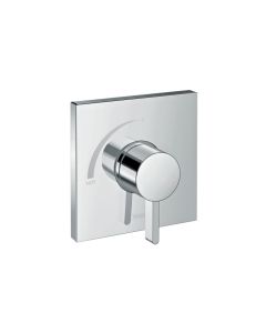 Hansgrohe 15724001 Ecostat Square Pressure Balance Trim in Chrome (Rough Sold Separately)