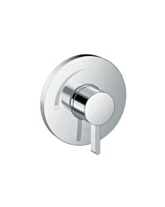 Hansgrohe 15739001 Ecostat S Pressure Balance Trim in Chrome (Rough Sold Separately)