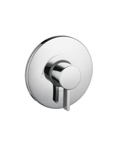Hansgrohe 04233000 Ecostat Pressure Balance Trim S in Chrome (Rough Sold Separately)