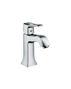 Hansgrohe 31075001 Metris C Single-Hole Faucet 100 with Pop-Up Drain, 1.2 GPM in Chrome