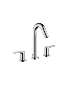 Hansgrohe 71533001 Logis Widespread Faucet 150 with Pop-Up Drain, 1.2 GPM in Chrome