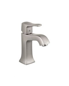 Hansgrohe 31075821 Metris C Single-Hole Faucet 100 with Pop-Up Drain, 1.2 GPM in Brushed Nickel