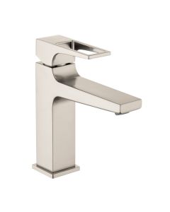 Hansgrohe 74510821 Metropol Single-Hole Faucet 110 with Loop Handle, 1.2 GPM in Brushed Nickel