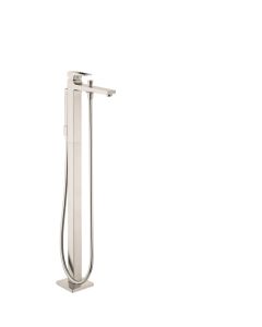 Hansgrohe 74532821 Metropol Freestanding Tub Filler Trim with Loop Handle and 1.75 GPM Handshower in Brushed Nickel (Rough Sold Separately)
