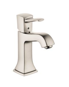 Hansgrohe 31300821 Metropol Classic Single-Hole Faucet 110 with Pop-Up Drain, 1.2 GPM in Brushed Nickel