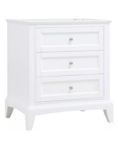 Fairmont Designs 1544-V30 Smithfield II 30-3/8" W X 34-1/2" H Floor Mount Vanity Base in Polar White (Vanity Top Sold Separately)